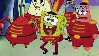 Spongebob's Eager Face While Listening to Samba Studios Music