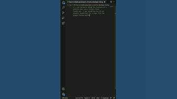 How to disable JavaScript in Chrome Developer Tools?