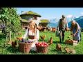 A Peaceful Day on a Swiss Mountain Farm — Haymaking, Cheese & Rösti