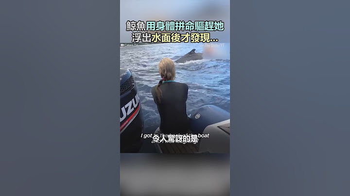 鯨魚拼命驅趕女子，逼使她浮出水面，她才發現鯨魚救了她一命!#動物#寵物#可愛#感謝#善良#感動#shorts