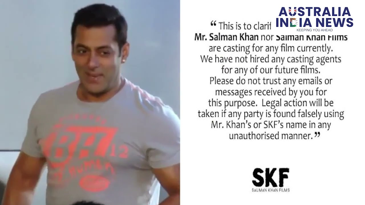 Salman Khan issues warning against fake casting calls using his name