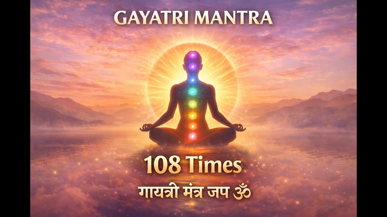 गायत्री मंत्र 108 बार 🕉️ सुबह सुनने से सारी मनोकामनाएं पूर्ण | Gayatri Mantra 108 Times | Powerful