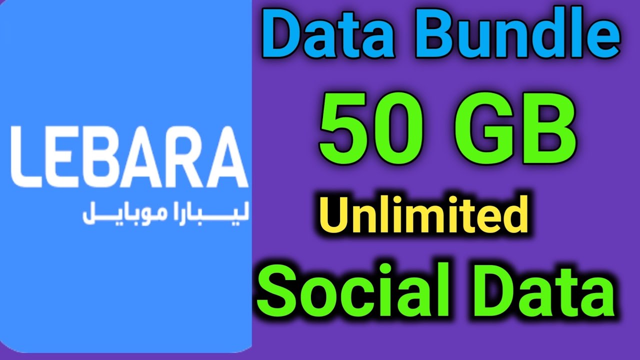 Lebara sim 50 GB Unlimited Social Data monthly package?