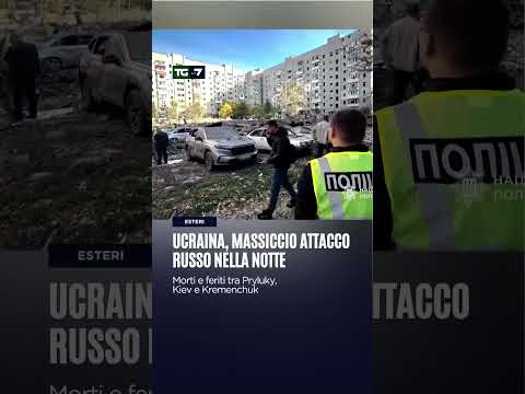 Video Ucraina, massiccio attacco russo nella notte: morti e feriti tra Pryluky, Kiev e Kremenchuk