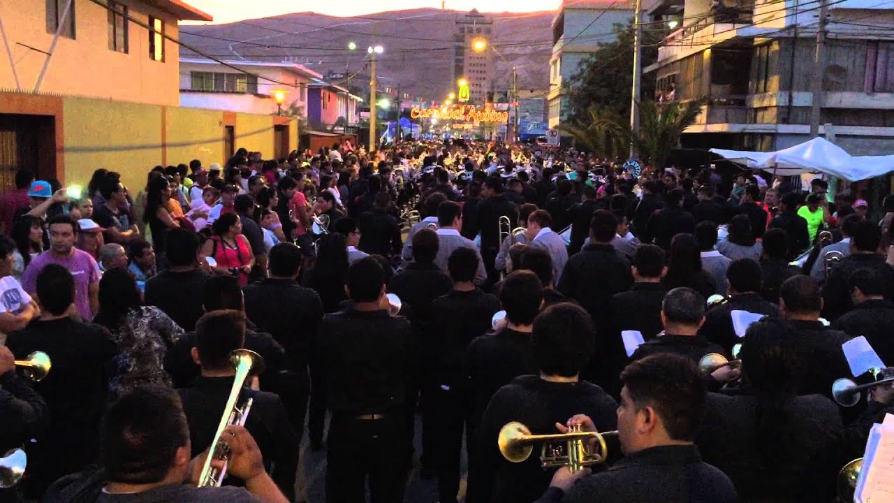 Banda santa cecilia arica, carnaval 2015.