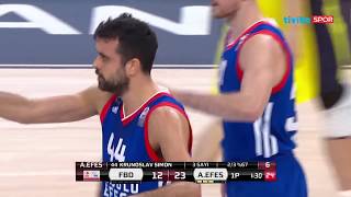 2018 Erkekler Türkiye Kupası Çeyrek Final: Fenerbahçe Doğuş - Anadolu Efes