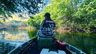 ล่องเรือท่องเที่ยวตกปลา แม่น้ำปิง กว่าจะหากันเจอน้ำมันเกือบหมดถัง PNU FISHING