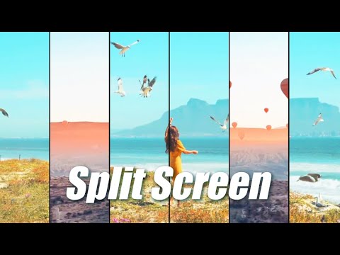 Split screen and make your videos more aesthetic.