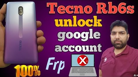 how to remove frp Tecno RB6S | Tecno rb6s frp bypass