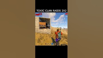 TOXIC CLAN RAIDS 2X2 IN RUST Pt. 2 #Rust #Rustshorts #Shorts