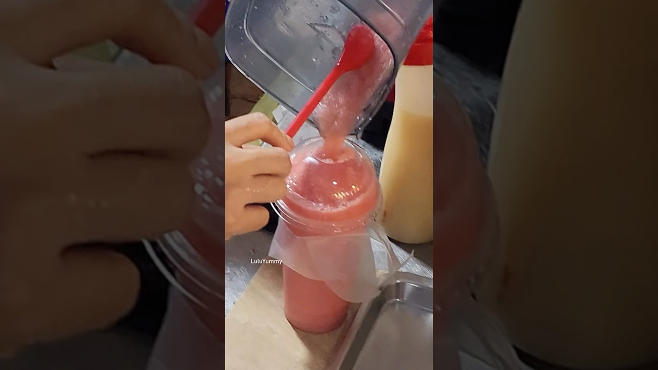 동남아 가면 한번은 꼭 먹는 수박주스 땡모반 - A Must-Try in Southeast Asia Thai Watermelon Juice, Tangmo Baan