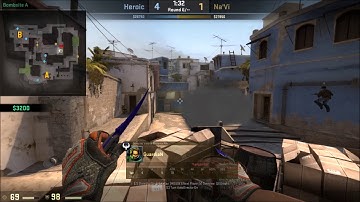 Guardian (Na`Vi) vs Heroic / IEM Katowice 2017 EU Closed Qualifier / CS:GO pov