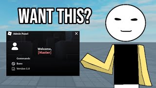 How to do this Admin Panel in Studio Lite 