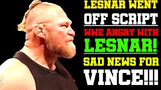 WWE News! WWE Under Investigation! WWE ANGRY With Brock Lesnar For Going Off Script! WWE Star In AEW