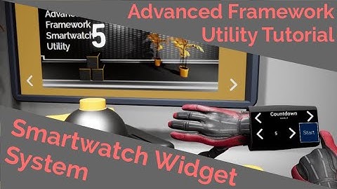 Smartwatch Widget System (Advanced Framework Utility)