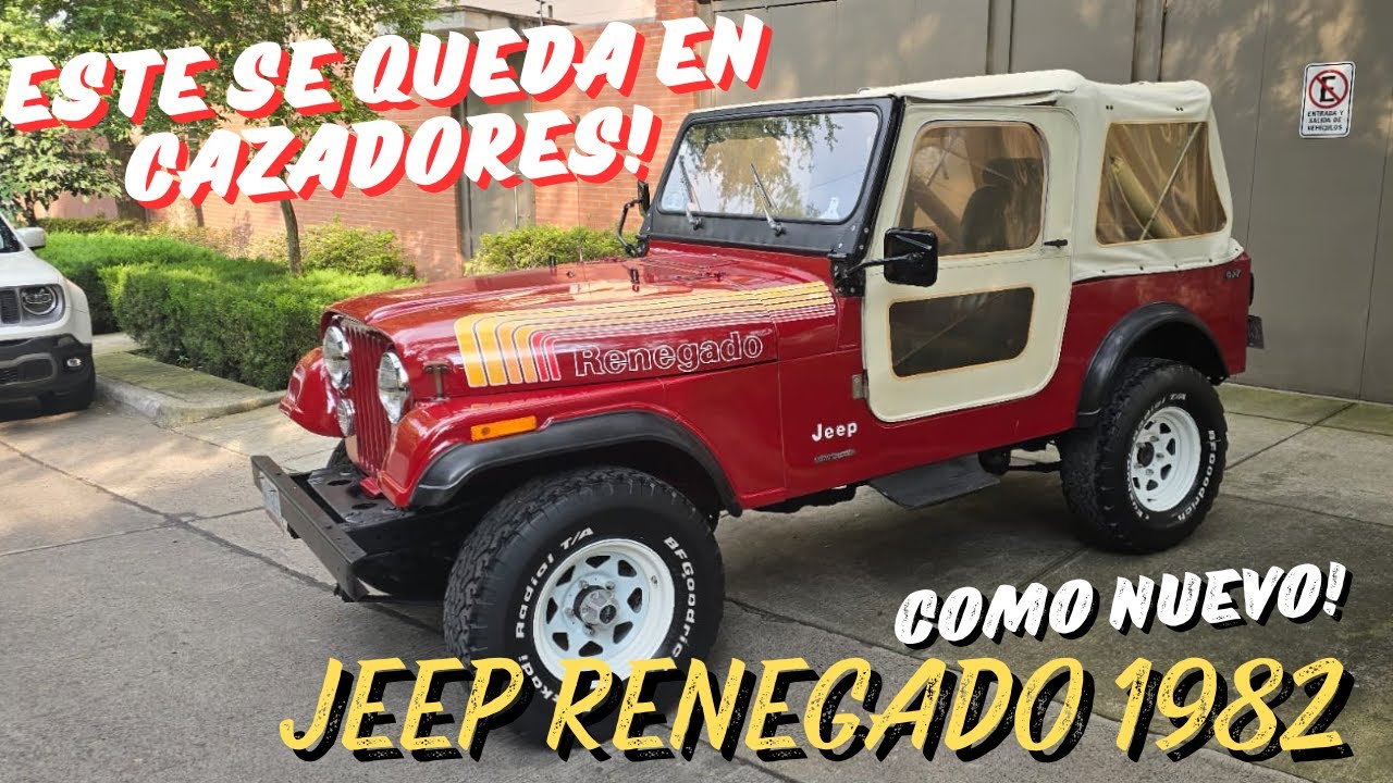 JEEP Renegado 1982 La pura Miel!  Este  Se Queda En Cazadores de Clásicos!