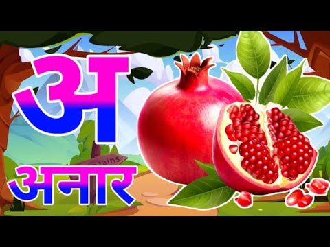 अ से अनार, आ से आम, हिंदी वर्णमाला, अआइईउऊ,क से कबूतर,a se anar, aa se aam, हिंदीस्वरब्यंजन#kidssong