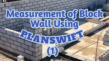 Measurement of Block Wall Using Planswift (1)