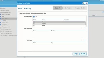 Configuring a Local User, Release 1.2(1m)
