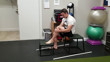 Seated tibial external rotation-pails/rails