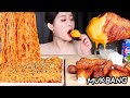 맵덕후의 불닭볶음면 레드콤보 매운고추 먹방 | SPICY FOOD LOVER'S FIRE CHICKEN NOODLES & SPICY FRIED CHICKEN & 🌶 MUKBANG