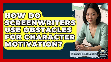 How Do Screenwriters Use Obstacles For Character Motivation? - Screenwriter