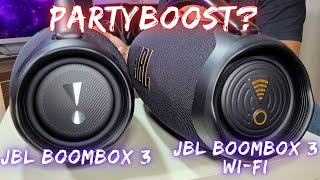 How to Connect JBL Boombox 3 with JBL Boombox 3 Wi-Fi and JBL Xtreme 4 via PARTYBOOST!