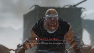 Shadow of Mordor Complainer uruk quotes