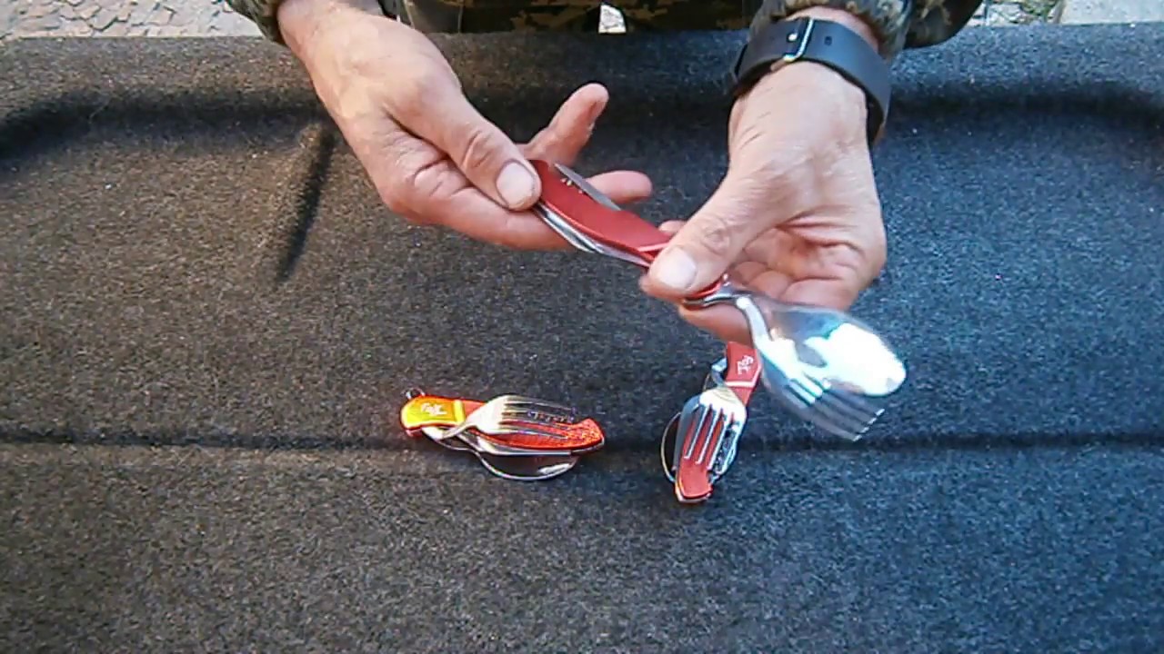 Набор столовый карманный 6 в 1. Германия. MFH. Fox Outdoor.