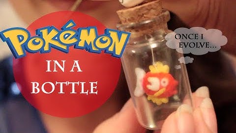 Bottled up MagiKarp - Pokemon in a bottle DIY