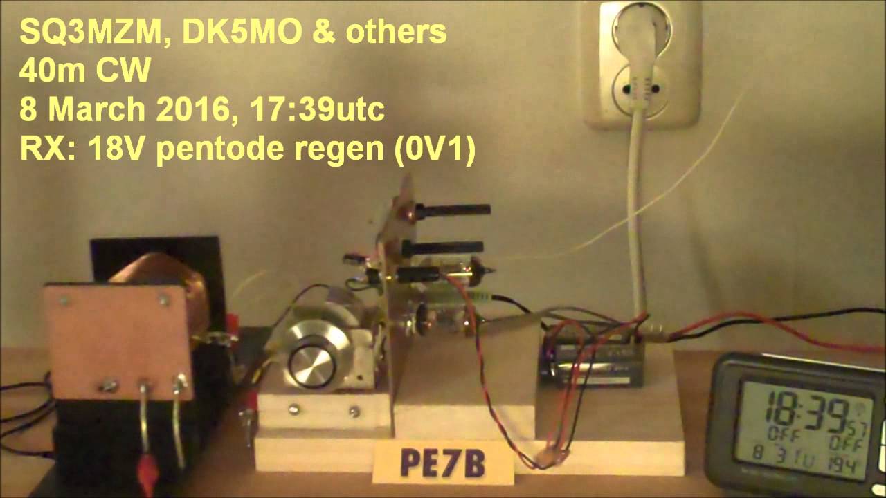 Regen Rx 6Ж2П 18V regen rx - 40m CW (A1A) - YouTube