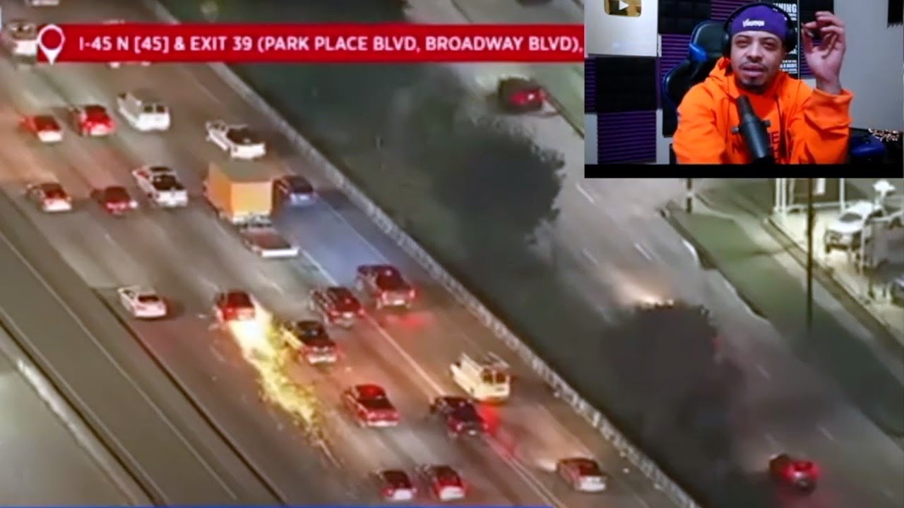 Dodge Charger загорелся после безумной погони на высокой скорости | Реакция DJ Ghost