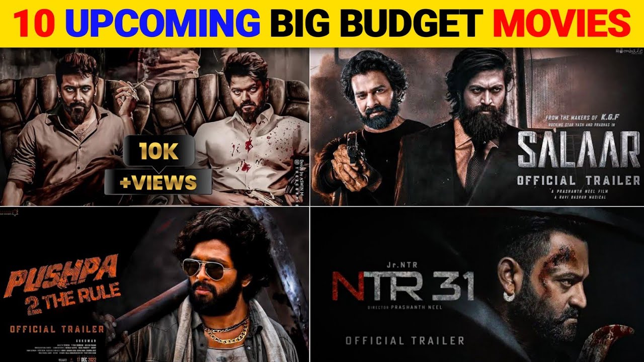 10 Upcoming BIG BUDGET Pan Indian Movies 2023-2024 | Upcoming Biggest ...