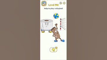 Dop 2 (Delete One Part) Level-446 Help to play volleyball #shortvideo #funny #gameplay @ayushfury001