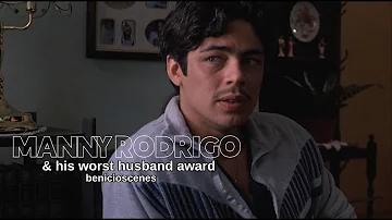 manny rodrigo & his worst husband award - fearless (1993) | benicio del toro