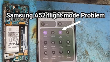 Samsung A52 flight mode Problem || Samsung A52 network problem flight mode