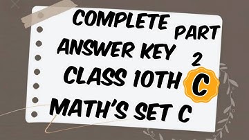 Hbse math solved paper 12april #setcclaas10th#maths#set c answer key 2022 math set complete solution