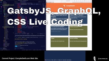 Coding Live Stream: Working with GatsbyJS and GraphQL