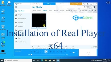 How to install RealPlayer in Window 10  x64 | Get Software
