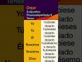 How to conjugate Spanish verb Dejar (to let, to permit, to allow, to leave) in Subjuntivo Pluscuampe