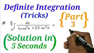 Definite Integration | Trick 3 | 12th MH-CET | Mathematics | Solution in 5 Seconds