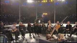 The British Paraorchestra performing Paralympic anthem at the Paralympics Closing Ceremony 2012