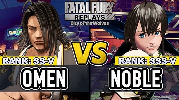 FF COTW ▰ OMEN (Gato) vs NOBLE (Hotaru) ▰ Fatal Fury CotW High Level Gameplay