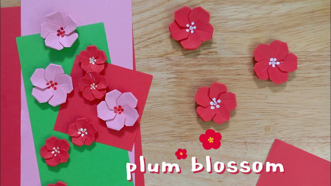 Paper Plum Blossom | How to fold ume blossom