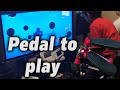 Kid being forced to pedal to play Fortnite (Seth's hardware hacks: PlayStep)