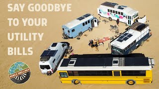 How to Build an All-Electric SOLAR POWERED Bus Conversion, RV, or Van (With Air Conditioning!)
