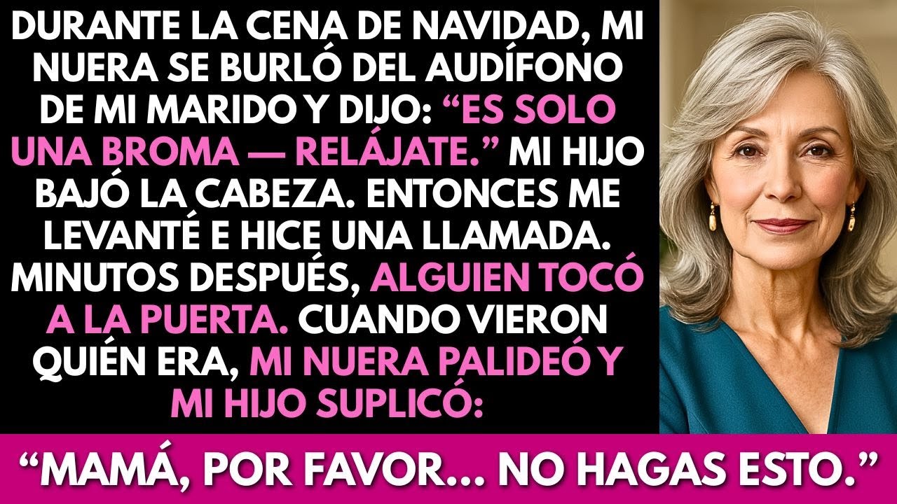 Mi nuera se burló del audífono de mi marido. Minutos después… me levanté e hice que se arrepintiera.