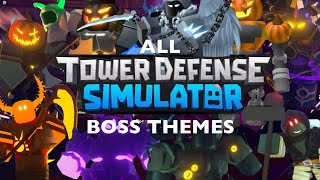 All Tower Defense Simulator Boss Themes ~  20192023 (In Order)