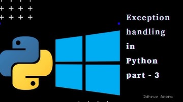 Exception Handling in Python || Raise || Exception || Files  Part - 3 #python3 #python #programming