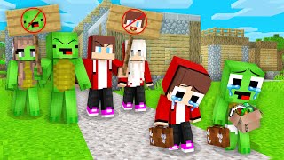 Why Did Families Kick Baby Mikey and Baby JJ Out Of The Village in Minecraft (Maizen)